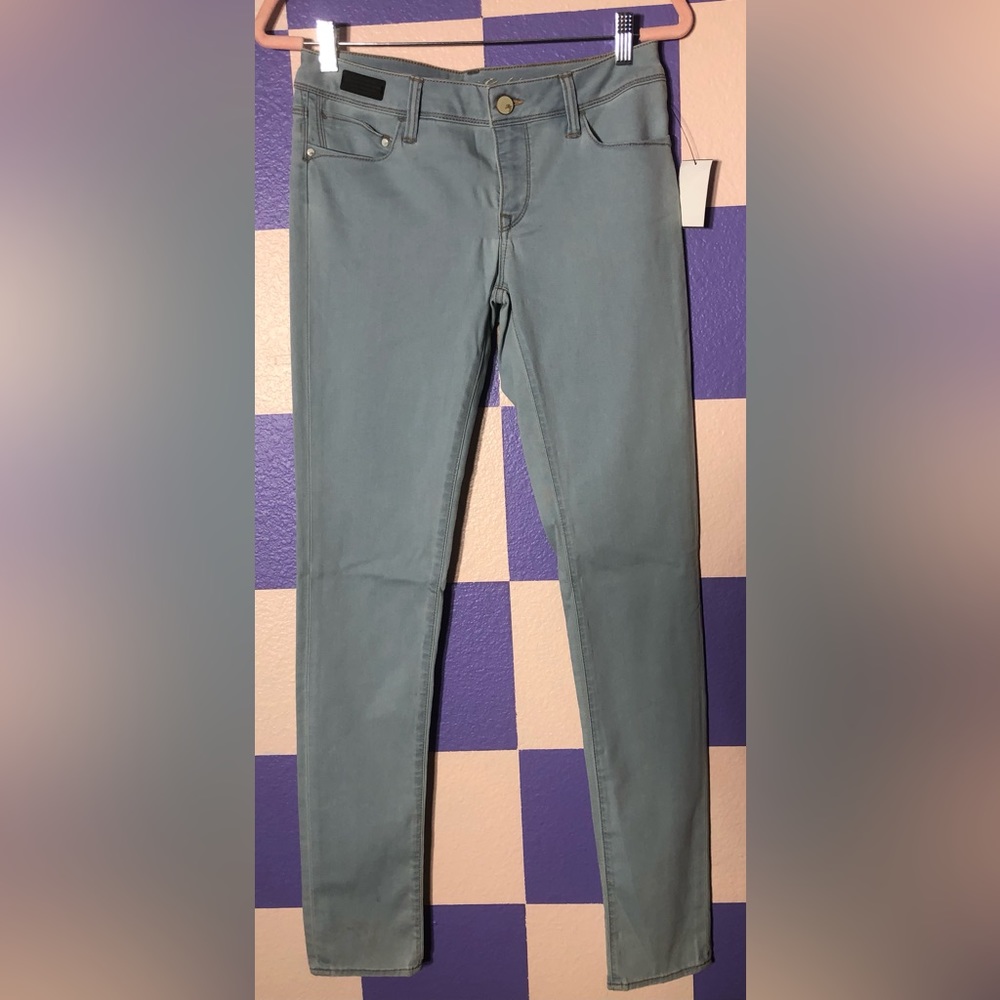 NWT Mavi Midrise Skinny Jeans in Mega Soft Light Blue Denim - Size 27